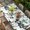 Gray, variant on Blueberry Spring Leaves Table Cloths for 3 Foot Rectangle Tables, Farmhouse Botanical Branches Patio Waterproof Elastic Fitted Tablecloths, Washable Rectangular Table Cover for Camping