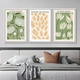 thumbnail image 2 of IDEA4WALL Framed Canvas Print Wall Art Set of 3 Henri Matisse Flower Market Abstract Floral Botanical Prints Minimalist Modern Art Boho Relax Cozy Artwork for Home Decor - White 24"x36"x3, 2 of 5