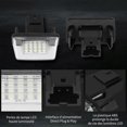 thumbnail image 4 of 2 Pcs 12V 18LED Car License Plate Light 12V 6500K Lamp For Peugeot 206 207 307 308 406 407 For Citroen C3 C4 C5 C6, 4 of 5