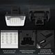 thumbnail image 4 of 2 Pcs 12V 18LED Car License Plate Light 12V 6500K Lamp For Peugeot 206 207 307 308 406 407 For Citroen C3 C4 C5 C6, 4 of 5