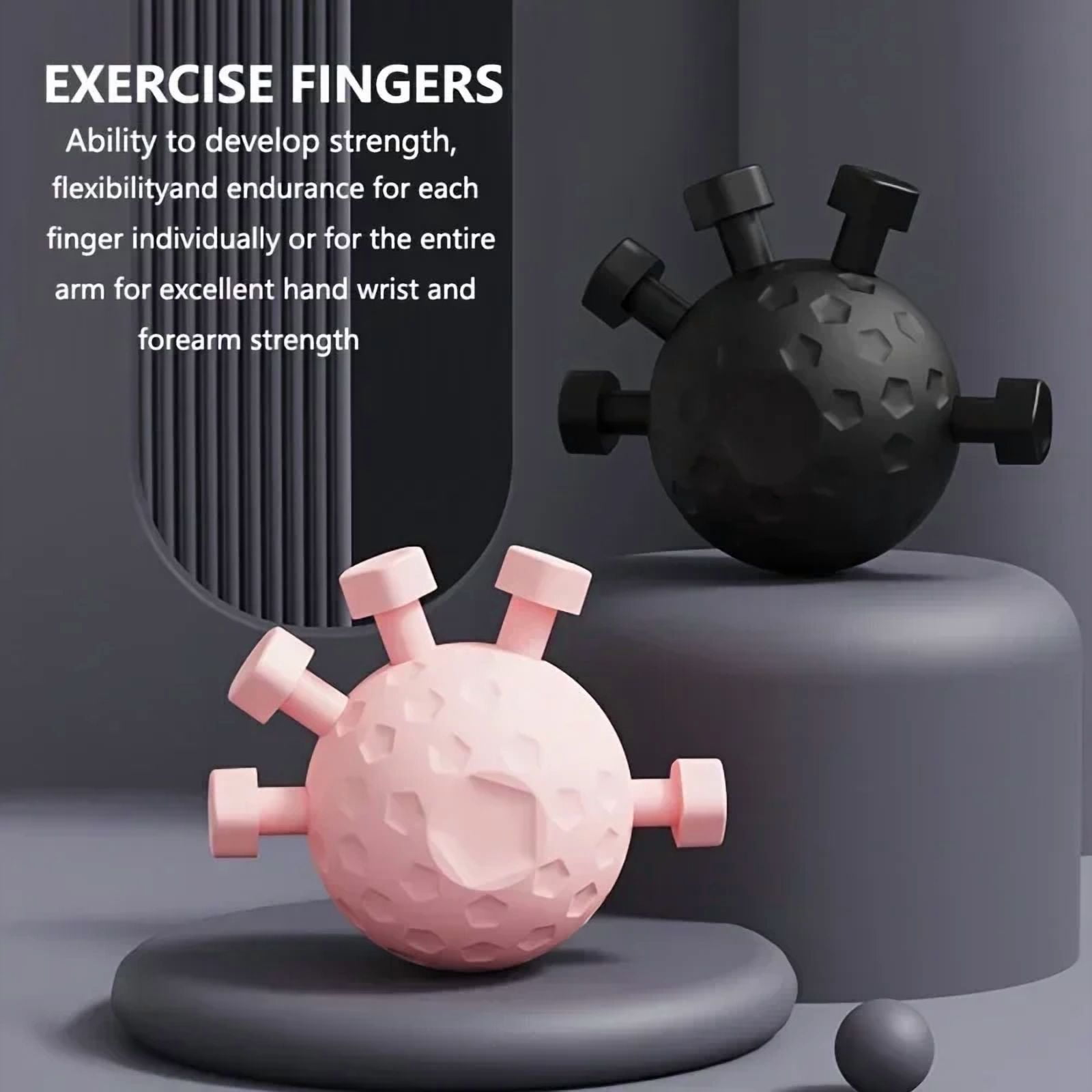 Finger Exerciser Trainer, Adjustable Hand Grip Strengthener for Rock Climbing and Fitness Training