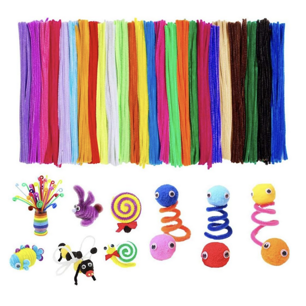 Chenille Limpiapipas PASCUA Chenilla Manualidades Diy Mate 100Pzas