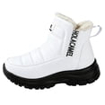 thumbnail image 2 of Bnwani Boots for Women,Winter Boots,Round Toe,Water-Resistant,Non-slip,Warm,White,42(US:9), 2 of 6