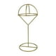 thumbnail image 1 of Exhibidor de gorras, elegante estante de hierro, decoración estable y ligera. Oro y L, 1 of 9