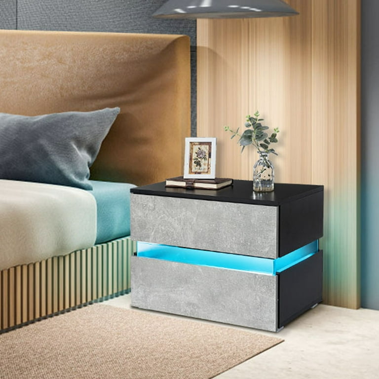 Light gray cheap nightstands