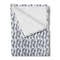 thumbnail image 2 of Ethnic Soft Flannel Fleece Throw Blanket, Abstract Ornamental Leaves on Lines Pastel Backdrop Repeating Illustration, Cozy Plush for Indoor and Outdoor Use, 50" x 70", Multicolor, by Ambesonne, 2 of 5