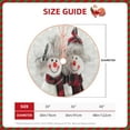 thumbnail image 2 of Sikiie Christmas Snowman With Hat Nativity Christmas Tree Skirt, Jesus Christian Winter Holiday Tree Mat Decoration(30-48IN)48", 2 of 6