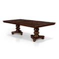 thumbnail image 5 of Furniture of America Alstroemeria Wood 9-piece Dining Set in Brown Cherry, 5 of 13