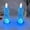 Blue*2, variant on Luminoya Candles, 2/4/6pcs New Christmas Tree Led Candles, Rose Shadow Led Flameless Candles,Safe Flameless Design, Long Lasting for Valentines Christmas Decorations Home Decor (White*2)