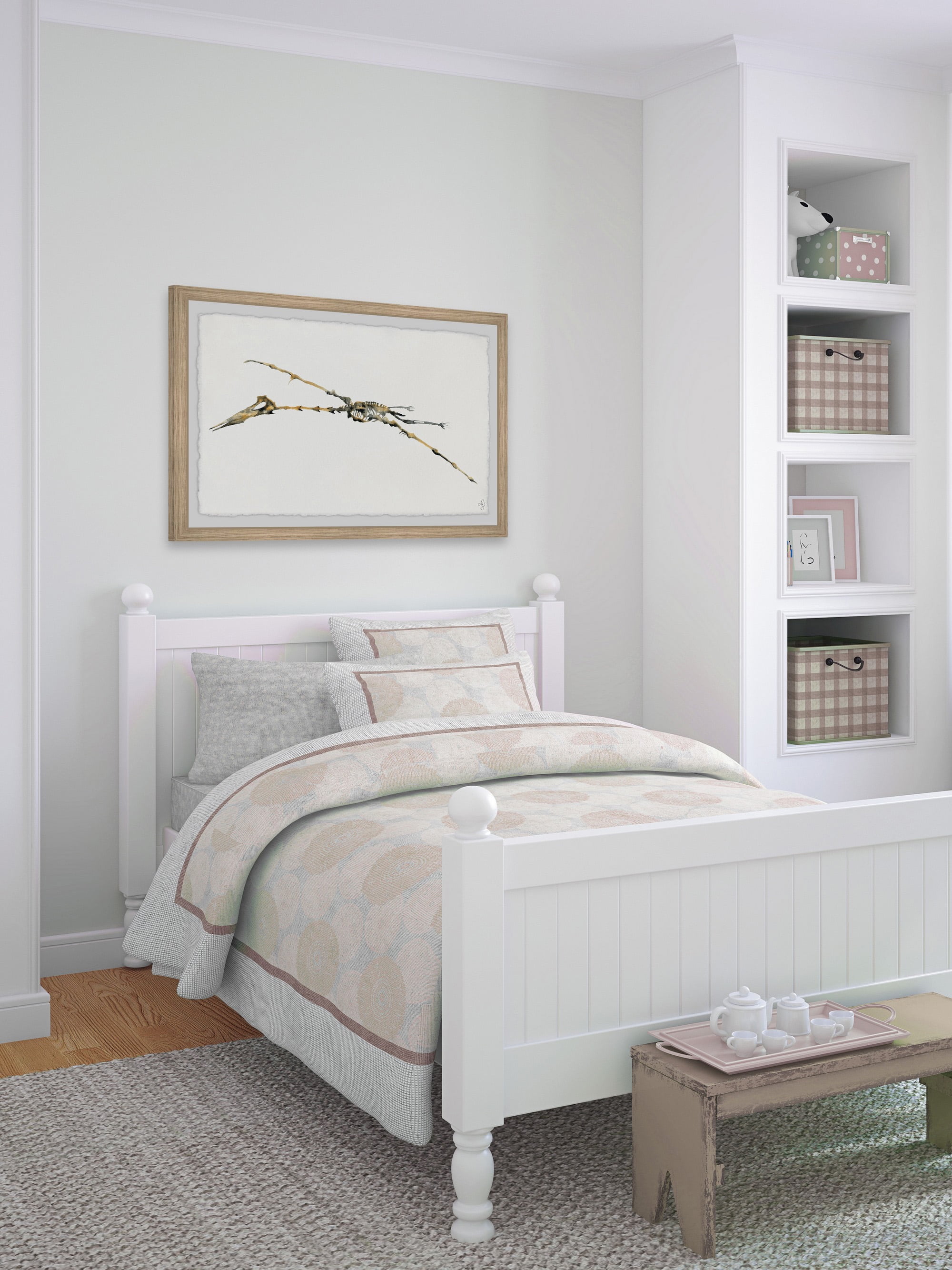 Marmont Hill Pterodactyl Skeleton Framed Wall Art
