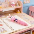 thumbnail image 5 of PSVFUJZ Retractable 4-Color Solid Ballpoint Pen, Multi-Function Four-in-One Pen with Smooth Writing, Compact Portable Planner Pen for Office, Home, Note-taking, Journaling, 5 of 6