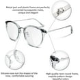thumbnail image 4 of FEISEDY Women Vintage Glasses Frames Round Eyewear Clear Lens B2260, 4 of 15