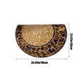 thumbnail image 2 of Felpudo de puerta de entrada | Alfombra de suelo de baño | Poliéster absorbente de secado rápido | Suave antideslizante | Interior, Exterior | Multicolor | Fácil de limpiar | 60x90cm | Decoración, 2 of 5