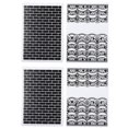 thumbnail image 3 of Haofy 4Pcs DIY Embossing Folders Plastic Template Die Cutting Scrapbooking Album Card, 3 of 8