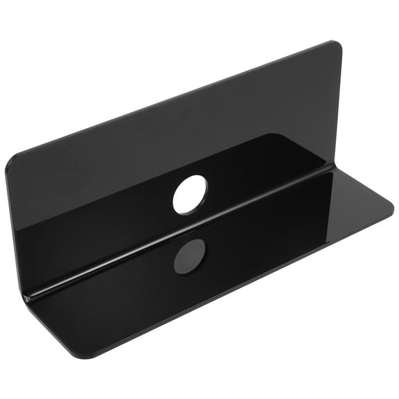 unbranded Shelves Floating Shelf Wall-mounted Storage Rack 23X9.5cm Black