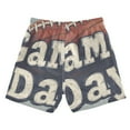 thumbnail image 7 of FORMRS Boys Swim Trunks Quick Dry Mesh Liner Boardshorts Sizes XS-XL, Gray Game Day, 7 of 7