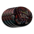 thumbnail image 1 of Dragon Roar Fantasy Medieval Red Coaster Set, 1 of 1