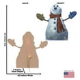 thumbnail image 2 of Advanced Graphics 2922 45 x 50 in. Polar Express Snowman Cardboard Cutout, 2 of 3