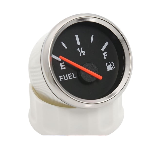 52mm Voltmeter For Boat Marine Car Voltage VOLT 0-190ohm Fuel Water Level Meter Pointer Level Gauge Oil Tank Level Indicator ,Suits Most Tanks