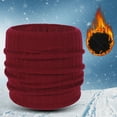 thumbnail image 2 of Scarves for Women Winter Scarf Neck Warmer Men Neck Gaiter Women Scarf Winter Double Layer Thick Knit Circle Loop Scarf Warm Windproof, 2 of 4
