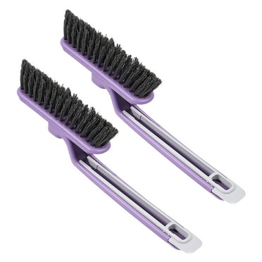 2pcs Hard Bristle Crevice Gap Cleaner 360 Degree No Dead Corners Cleaning Brush