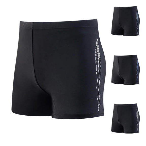 RYDCOT Men's Professional Swim Trunks,Sport Swimming Jammer Shorts, Quick Dry Breathable Athletic Compression Swimwear with Mesh Lining