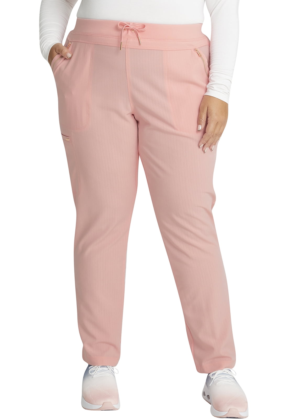 Cherokee Statement Scrubs Pant For Women Mid Rise Tapered Leg