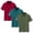 Wine, variant on dazeni Boys 3 Pack School Uniforms Tops Short Sleeve Golf Shirts Collared Cotton Tee Summer Clothes for Kids Blue