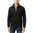 thumbnail image 2 of Chaqueta de camisa Tasso Elba con cremallera frontal color negro grande, 2 of 2