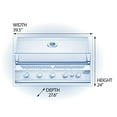 thumbnail image 3 of Napoleon Built-In 700 Series 38-Inch Natural Gas Grill w/ Infrared Rear Burner & Rotisserie Kit - BIG38RBNSS-1, 3 of 6