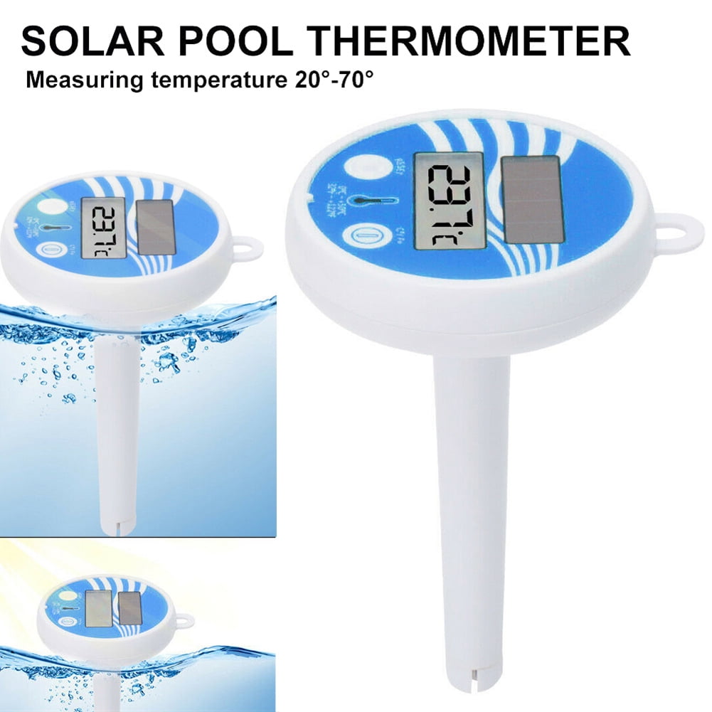 Swimming Ring Thermometer Blue Pool Swimming Pool Thermometer Temperature Measurement 