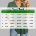 thumbnail image 3 of QUNYINEY V Neck Women Shirts Short Sleeve Casual Solid Tops Pleated Loose Pullover Shirts, 3 of 8
