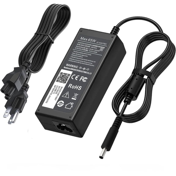 65W 45W AC Adapter Replacement for Dell Laptop Charger, for Dell inspiron 15 13 14 17, 3000 5000 7000 Series 5100 5567 5559 Latitude 5400 5480 5580 7480 3520 la65ns2-01 - 4.5mm and 7.4mm jack