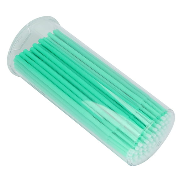 Microcepillos, 100 Uds. Microcepillos desechables, limpiador de extensiones de pestañas, cepillos de aplicación Latisse, diseño fácil de usar