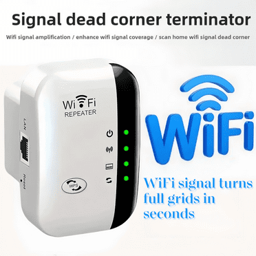 WiFi Range Extender Repeater Wireless Amplifier Router Signal Booster 300Mbps &2.4GHz WiFi Range Extender