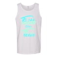 thumbnail image 2 of Wild Bobby, Faith Over Fear, Inspirational/Christian, Men Graphic Tank Top, White, Large, 2 of 4