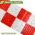 thumbnail image 5 of Unique Bargains Universal Reflective Tape Safety Warning Tape Reflector Conspicuity Tape for Trailer Trucks Bike Red White 10ft x 2", 5 of 5