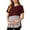 Wine A, variant on AKOEE Women's Maternity Tops Colorblock Soft Double Layer Breastfeeding Pregnancy Nursing T-Shirts Short Sleeve (2XL, Red #A)