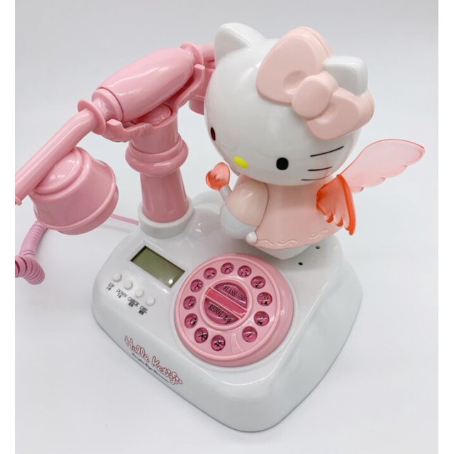 Hello Kitty Home-teléfono fijo Retro Para oficina, escritorio, dormitorio, multifunción, decoración de Hotel