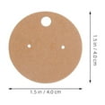 thumbnail image 2 of unbranded 500Ud Tarjetas De Papel Para Exhibición De Pendientes Color Khaki Con Agujeros Preperforados, 2 of 8