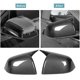 thumbnail image 4 of Side Rearview Mirror Cover High Glossy Door Exterior Wing Mirror Caps Replacement for Tesla Model Y 2020 to 2023 Carbon Fiber Style, 4 of 5