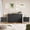 Black, variant on YouTrend 9 Drawer Dresser and Nightstand Sets for Bedroom,3 Piece Bedroom Dresser Set,Fluted Dressers and Nightstands, Modern Bedroom Set, Burlywood