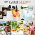 thumbnail image 2 of Ice Bucket Mold - DIY Wine Bottle Chiller | Champagne Bucket Ice Mold for Flower/Fruit Decorations | Perfect for All Occasions, 2 of 7