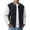 Black, variant on Timeless Mens Baseball Jacket Casual Zip Front Outerwear For Everyday Layering Lightweight Knit Style Coat And Fall