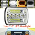 thumbnail image 1 of 1pcs 7x6" 5X7" LED Headlights Sealed Beam For INTERNATIONAL 4700 4900 8100 9900, 1 of 8