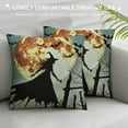 thumbnail image 3 of Throw Pillow Cover, Couch Pillow Covers, Throw Pillow Case, Halloween Witch Pumpkin Bat, Pillow Covers Decorative, Throw Pillows Covers, 3 of 5