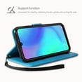 thumbnail image 5 of Huawei Mate50pro Case, Retro Design PU Leather Wallet Protective Case [Video Stand Function] [Credit Ticket Card Holder] Flip Case for Huawei Mate50pro Blue, 5 of 5