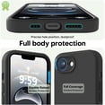 thumbnail image 3 of Funda para teléfono LOVE 3000 diseñada para iPhone 16e de 6.1 pulgadas, negra, 3 of 7
