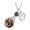 silver, variant on Custom Name Picture Necklace Personalized Photo Projection Necklaces Engraved Text Dog Cat Paw Pet Necklace Memorial Gifts