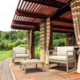 thumbnail image 6 of Compamia Mykonos Square Coffee Table in Taupe finish, 6 of 10